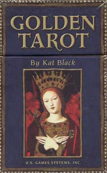 Golden Tarot Deck & Book By Kat Black