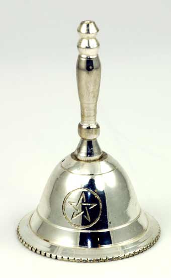 Altar Bell With Pentagram Design 2 1-2"