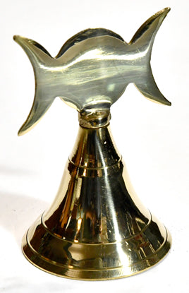 4" Triple Moon Brass Bell
