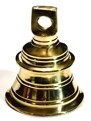 2 1-4" Brass Temple Bell