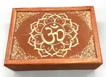 5"x7" Om Acacia Wood