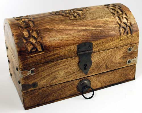Celtic Cross Treasure Chest