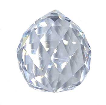 30mm Clear Egyptian Crystal