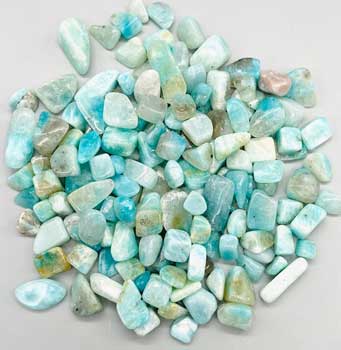 1 Lb Amazonite Tumbled Chips 8-12mm