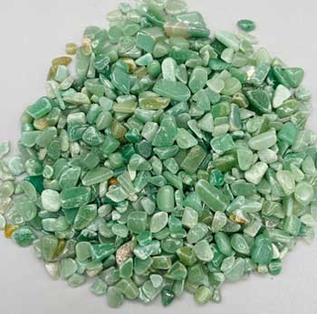 1 Lb Aventurine, Green Tumbled Chips 5-8mm