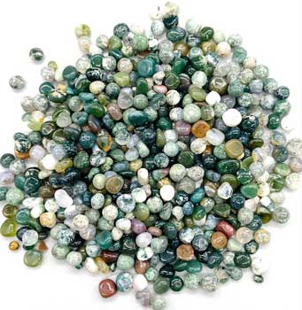 1 Lb Jasper, Fancey Tumbled Chips 5-8mm