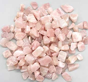 1 Lb Rose Quartz Tumbled Chips 8-12mm