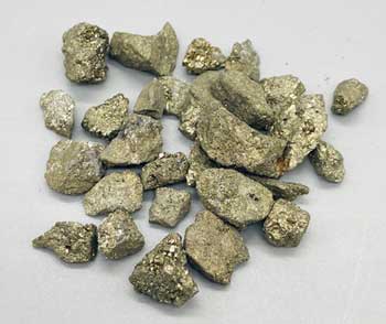 1 Lb Pyrite Untumbled Chips (5-10mm)