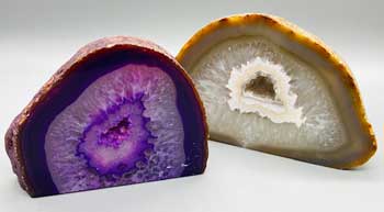 1-1.5# Died Agate Geode Druse