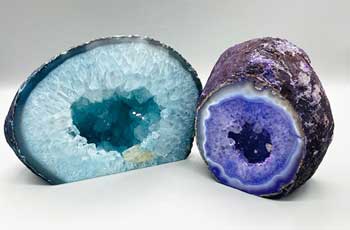 2-3# Dyed Agate Geode Druse