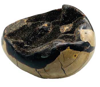 Jasper, Septarian Egg W Druze