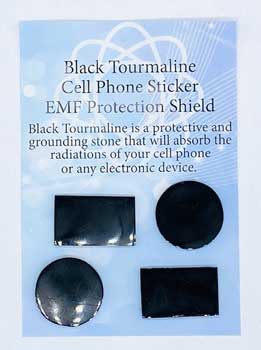 (set Of 4) Emf Protection Black Tourmaline