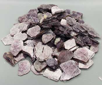 ~3# Flat Of Lepidolite Slices