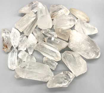~3# Flat Of Quartz, Glacier 2-4"