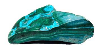 0.4-0.7# Chrysocolla-malachite Free Shape