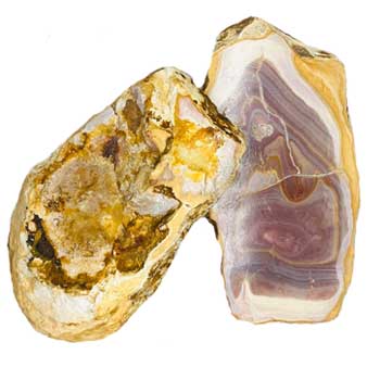 (set Of 2) 2.1-3.0# Jasper, Polycrome Polished 1 Side