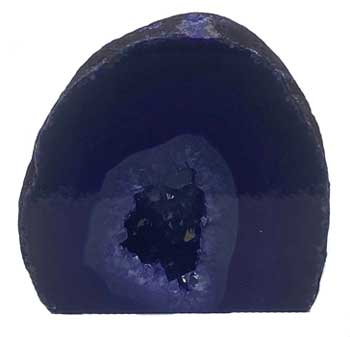 .5-.8# Geode Purple Agate Cut