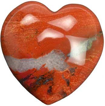 2" Jasper, Brecciated Heart