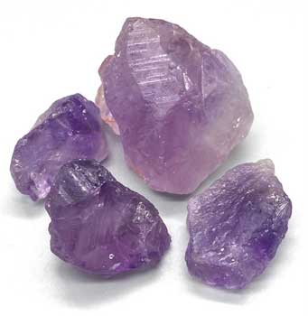 1 Lb Amethyst 3-5cm Untumbled Stones