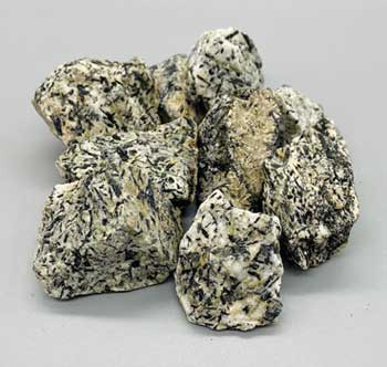 1 Lb Epidote With Black Lines Untumbled Stones