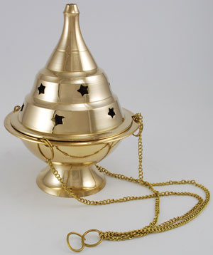 Hanging Brass Censer