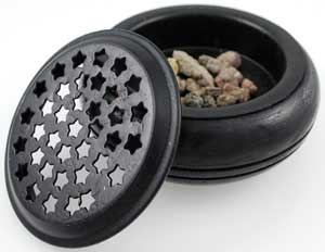 Starry Screen Black Charcoal Burner