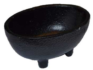 1 3-4" Oval Cast Iron Cauldron