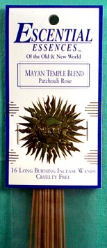 Mayan Temple Essential Essences Incense Sticks 16 Pack