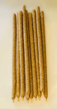 8" Palo Santo & Sandalwood Stick 10-pk 8mm Dia