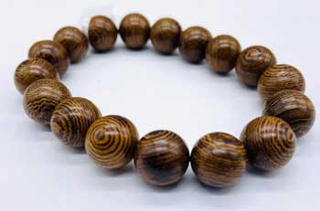 12mm Wenge Wood Bracelet