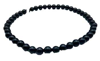 4mm Tourmaline, Black Bracelet