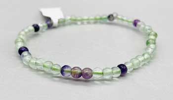 4mm Fluorite Bracelet