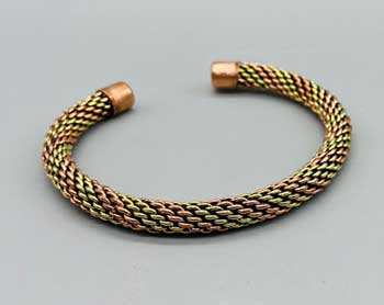 Tri-tone Copper Bracelet