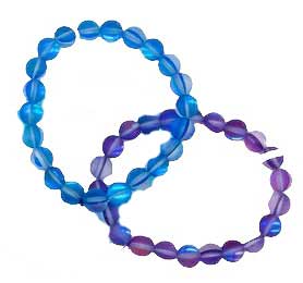 8mm Frosted Glass Bracelet