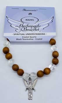 8mm Archangel Raziel Spiritual Understanding Bracelet