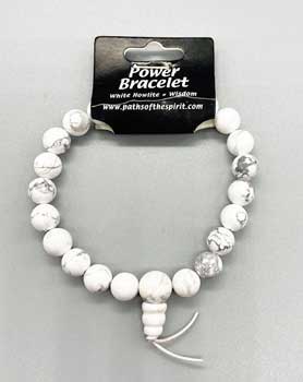 White Howlite Power Bracelet