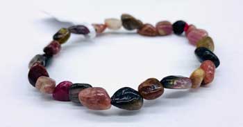 Tourmaline, Mixed Nugget Bracelet