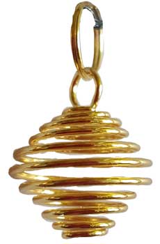 (set Of 24) 3-4" Gold Plated Coil