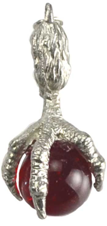 Dragon Claw & Marble Orb Pendant