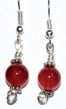 Carnelian Dangle Earrings