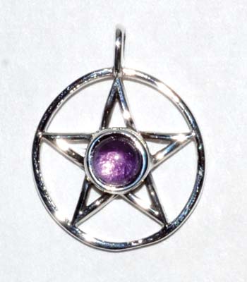11-16" Pentagram Amethyst Sterling