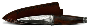 9 1-2" Damascus Athame