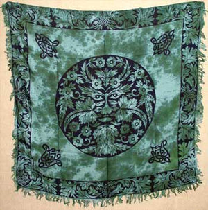 Greenman Altar Cloth 36" X 36"