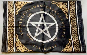 24"x24" Pentagram Pendulum- Ouija Altar Cloth