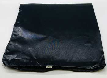 21" X 21" Black Satin Altar Cloth