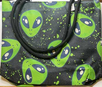 14" X 16" Alien Jute Tote Bag