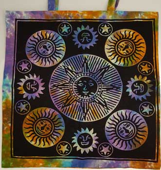 Sun And Stars Tote Bag