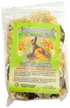 1 1-4oz Money Drawing (ven Dinero) Aromatic Bath Herb - Nakhti By Kali J.N.S