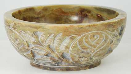 Soapstone Scrying And Smudge Bowl