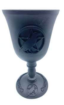 7 5-8" Pentagram & Bird Chalice